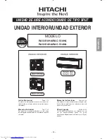 Предварительный просмотр 33 страницы Hitachi RAC-S10HA Instruction Manual