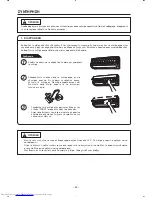 Предварительный просмотр 60 страницы Hitachi RAC-S10HA Instruction Manual