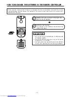 Предварительный просмотр 14 страницы Hitachi RAC-S13CBT Instruction Manual