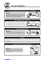 Предварительный просмотр 16 страницы Hitachi RAC-S13CBT Instruction Manual