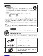 Предварительный просмотр 20 страницы Hitachi RAC-S13CBT Instruction Manual