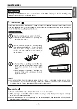 Предварительный просмотр 17 страницы Hitachi RAC-S18CAK Instruction Manual