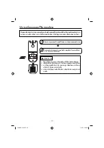 Предварительный просмотр 36 страницы Hitachi RAC-S18CDT Instruction Manual