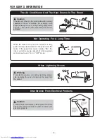 Предварительный просмотр 16 страницы Hitachi RAC-S18CPA Instruction Manual