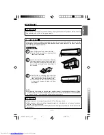 Предварительный просмотр 17 страницы Hitachi RAC-S18CPX Instruction Manual