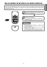 Предварительный просмотр 13 страницы Hitachi RAC-S18CXK Instruction Manual