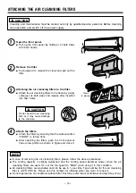 Предварительный просмотр 16 страницы Hitachi RAC-S18CXK Instruction Manual