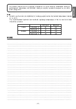 Предварительный просмотр 21 страницы Hitachi RAC-S18CXK Instruction Manual