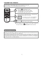 Предварительный просмотр 8 страницы Hitachi RAC-S18CZT Instruction Manual