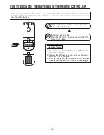 Предварительный просмотр 14 страницы Hitachi RAC-S18CZT Instruction Manual