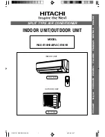 Hitachi RAC-S18H2 User Manual предпросмотр