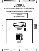 Предварительный просмотр 17 страницы Hitachi RAC-S18H2 User Manual