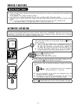 Предварительный просмотр 7 страницы Hitachi RAC-S18H2AA User Manual