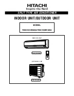 Hitachi RAC-S24H2AA User Manual preview