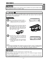 Предварительный просмотр 21 страницы Hitachi RAC-S33H2 User Instructions