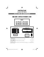 Hitachi RAC-SX10CD Instruction Manual preview