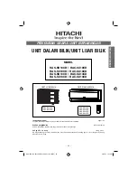 Preview for 25 page of Hitachi RAC-SX10CD Instruction Manual