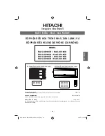 Preview for 49 page of Hitachi RAC-SX10CD Instruction Manual