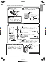 Предварительный просмотр 11 страницы Hitachi RAC-SX18HAK Instruction Manual