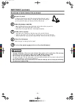 Предварительный просмотр 36 страницы Hitachi RAC-SX18HAK Instruction Manual