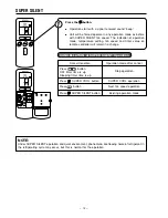 Предварительный просмотр 12 страницы Hitachi RAC-T10CE User Manual