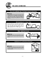 Предварительный просмотр 19 страницы Hitachi RAC-T10CE User Manual