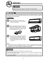 Предварительный просмотр 21 страницы Hitachi RAC-T10CE User Manual