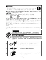 Предварительный просмотр 23 страницы Hitachi RAC-T10CE User Manual