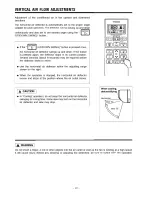 Предварительный просмотр 22 страницы Hitachi RAC-VX13CET Instruction Manual