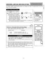 Предварительный просмотр 23 страницы Hitachi RAC-VX13CET Instruction Manual