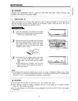 Предварительный просмотр 29 страницы Hitachi RAC-VX13CET Instruction Manual