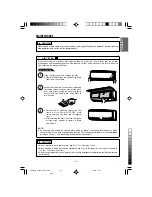 Предварительный просмотр 19 страницы Hitachi RAC-X10CY Instruction Manual