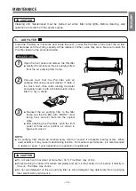 Preview for 19 page of Hitachi RAC-X10CZ Instruction Manual