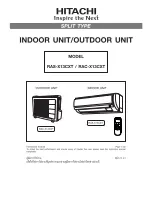 Hitachi RAC-X13CXK User Manual предпросмотр