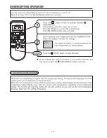 Предварительный просмотр 8 страницы Hitachi RAC-X18CB Instruction Manual