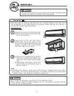 Предварительный просмотр 17 страницы Hitachi RAC-X18CBT User Manual