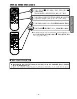 Предварительный просмотр 31 страницы Hitachi RAC-X18CX Instruction Manual