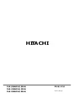 Preview for 115 page of Hitachi RAC25NH4 Service Manual