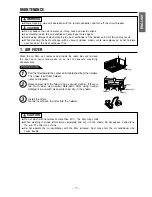 Preview for 17 page of Hitachi RAD-18NH7 Instruction Manual