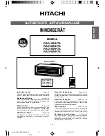 Предварительный просмотр 21 страницы Hitachi RAD-18NH7A Instruction Manual