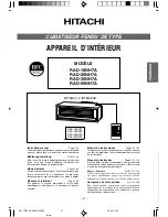 Предварительный просмотр 41 страницы Hitachi RAD-18NH7A Instruction Manual