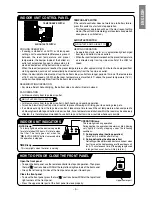 Предварительный просмотр 5 страницы Hitachi RAF-25NH5 Instruction Manual