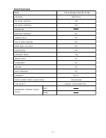 Preview for 6 page of Hitachi RAF-25QH8 Service Manual