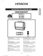 Preview for 38 page of Hitachi RAF-25QXA Instruction Manual