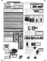 Hitachi RAF-25RXB Installation Manual preview