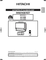 Предварительный просмотр 13 страницы Hitachi RAF-25RXB Instruction Manual