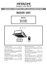 Hitachi RAI-25NH4 Instruction Manual preview
