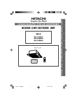 Hitachi RAI-25NH5A Manual предпросмотр