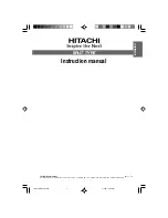 Preview for 5 page of Hitachi RAI-25NH5A Manual