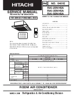 Hitachi RAI-25NH5A Service Manual предпросмотр